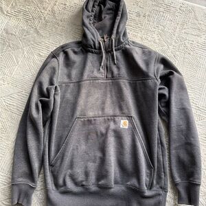 Carhartt Men's Rain Defender original Fit Heavyweight Quarter-Zip Mock Hoodie